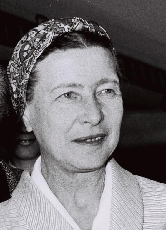 Beauvoir en 1967, source : wikimedia.org